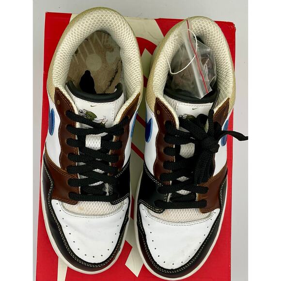 COURT FORCE LOW PREMIUM White/Military Blue-Bison  313940 141 Sz 8.5 #206 - Picture 5 of 11